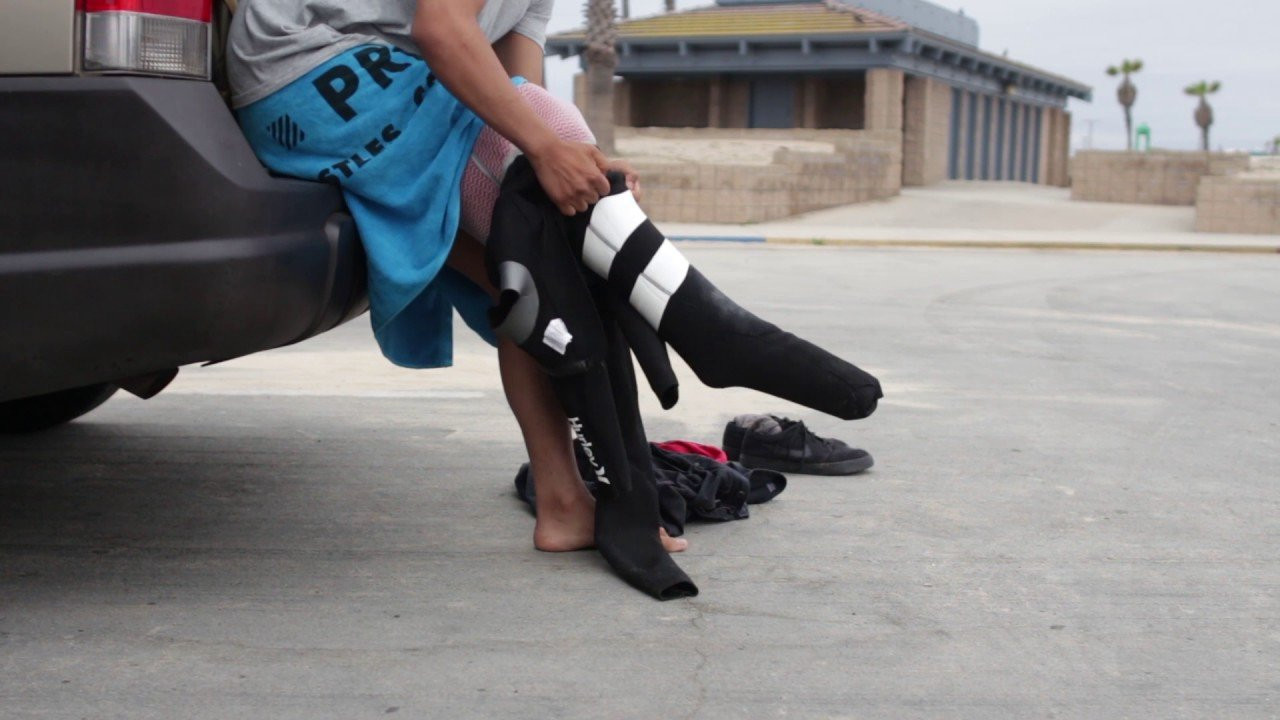Slipping through a damp wetsuit can be the worst. Ease the process by reusing an everyday plastic grocery bag to slip your leg right through. Comment below with your own wetsuit hacks and tips. <br /><br />Learn more at http://hurley.com/surfclub