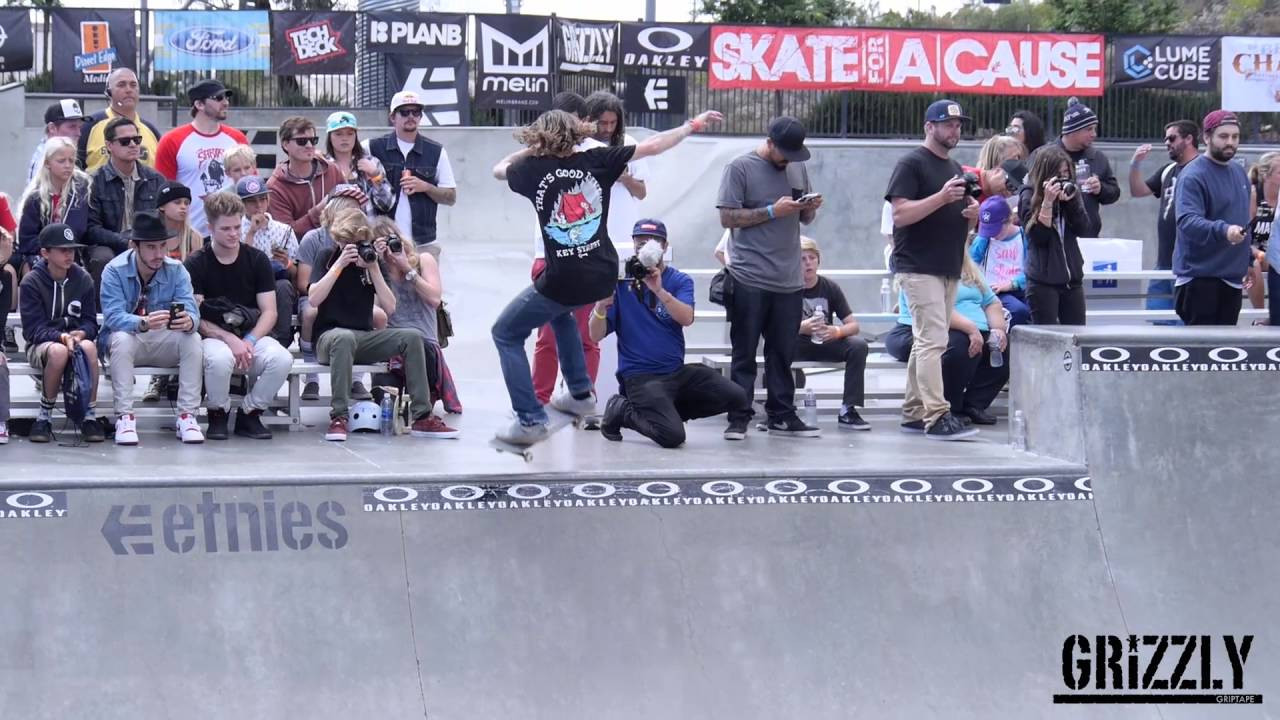 Grizzly Griptape took a trip down to Lake Forest to support 2016 The Sheckler Foundation "Skate for a Cause"<br /><br />We had everyone from Ryan Sheckler, Torey Pudwill, Chris Joslin, David Reyes, Tony Tave, Dave Bachinsky, Chris Cole, Sierra Fellers, Kane Sheckler, Grizzly Cubs rider Myles Strampello and more... <br /><br />It was a great day at the park, we had games with giveaways, amazing skateboarding and all around good vibes. If you didn't get a chance to make it out this year, mark your calendar for next. It's a great cause!