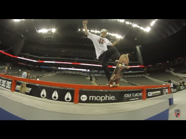 Quick Clip of Ryan Sheckler during the practice session for Street League Kansas City. The LIVE webcast of the Qualifier on www.streetleague.com on May 18th and then tune into ESPN2 at 9PM EST to see the Finals all the way LIVE!<br /><br />About Street League Skateboarding<br /><br />Street League Skateboarding (SLS) is the first-ever professional league for street skateboarding. SLS features 25 of the world’s most exciting skateboarders competing in an easy-to-follow, ISXTM instant scoring format on one-of-a-kind concrete skate plazas, all for the largest prize purse in skateboarding history. Each arena stop of the 2015 SLS season will air live on FOX Sports 1 and FOX Sports GO with a live international webcast on Streetleague.com. For more information, visit www.streetleague.com and follow @streetleague.<br /><br />Street League Skateboarding Facebook: http://sls14.co/17DZT5d<br />Instagram: http://sls14.co/1AS3s1T <br />Twitter: http://sls14.co/17E0i7t <br />Street League: http://sls14.co/1pr4BZS<br /><br />Ryan Sheckler<br />Facebook: https://www.facebook.com/RyanSheckler<br />Instagram: https://www.instagram.com/shecks/<br />Twitter: https://www.twitter.com/RyanSheckler<br /><br />CA Skateparks<br />Facebook: https://www.facebook.com/CaliforniaSkateparks<br />Instagram: https://instagram.com/caskateparks<br />Twitter: https://twitter.com/CAsk8parks<br /><br />Cricket Wireless<br />Facebook: https://www.facebook.com/cricketnation<br />Instagram: https://instagram.com/cricketnation<br />Twitter: https://twitter.com/Cricketnation<br /><br />Diamond Supply Co<br />Facebook: https://www.facebook.com/DiamondSupplyCo<br />Instagram: https://instagram.com/diamondsupplyco/<br />Twitter: https://twitter.com/diamondsupplyco<br /><br />FOX Sports 1<br />Facebook: https://www.facebook.com/FOXSports1<br />Instagram: https://instagram.com/foxsports1<br />Twitter: https://twitter.com/ FOXSports1<br /><br />GoPro<br />Facebook: https://www.facebook.com/gopro<br />Instagram: https://instagram.com/GoPro<br />Twitter: https://twitter.com/GoPro<br /><br />ISX<br />Facebook: https://www.facebook.com/ISXscoring<br />Instagram: N/A<br />Twitter: https://twitter.com/ISXscoring<br /><br />Monster Energy<br />Facebook: https://www.facebook.com/monsterenergy<br />Instagram: https://instagram.com/monsterenergy<br />Twitter: https://twitter.com/monsterenergy<br /><br />New Era<br />Facebook: https://www.facebook.com/neweracap<br />Instagram: https://instagram.com/neweracap<br />Twitter: https://twitter.com/neweracap<br /><br />Nike SB<br />Facebook: https://www.facebook.com/nikeskateboarding<br />Instagram: https://instagram.com/nikesb<br />Twitter: https://twitter.com/nikesb<br /><br />Nixon<br />Facebook: https://www.facebook.com/nixon<br />Instagram: https://instagram.com/Nixon_Now<br />Twitter: https://twitter.com/Nixon_Now<br /><br />PacSun<br />Facebook: https://www.facebook.com/pacsun<br />Instagram: https://instagram.com/pacsun<br />Twitter: https://twitter.com/pacsun<br /><br />Rob Dyrdek<br />Facebook: https://www.facebook.com/robdyrdek<br />Instagram: https://instagram.com/robdyrdek/<br />Twitter: https://twitter.com/robdyrdek<br /><br />Skatepark of Tampa<br />Facebook: https://www.facebook.com/spottampa<br />Instagram: instagram.com/spottampahttps://<br />Twitter: https://twitter.com/spottampa<br /><br />True Skate<br />Facebook: https://www.facebook.com/trueskate<br />Instagram: https://instagram.com/trueskateofficial<br />Twitter: https://twitter.com/trueskate