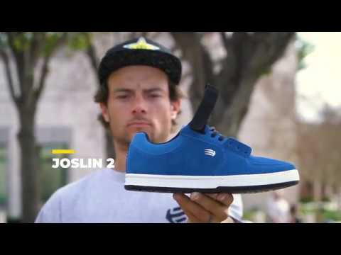 etnies is proud to introduce legendary skater Chris Joslin’s second signature pro shoe, The Joslin 2, designed to be unstoppable and tested by the man himself: https://www.etnies.com/<br /><br />The Joslin 2 is updated with brand new Michelin Fiber Lite Technology, offering 3x more durability than your average skate shoe, while providing premium flexibility, from the moment you put them on.<br /><br />Designed to hold up to Chris’s relentless abuse while skating, the Joslin 2 features a rubber underlay beneath the vamp and toe cap, Pro foam 1 insole, as well as optional lace holes for even more protection.