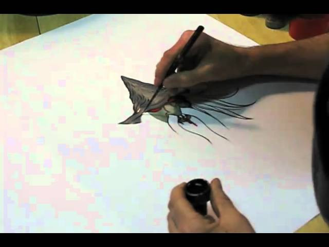 The Dark Overlord, known as Skinner paints The Blood Wizard so diligently.<br />filmed and edited by Toad