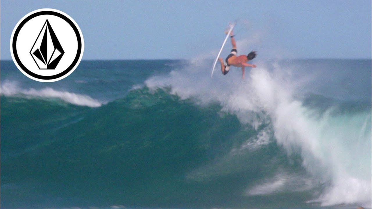 http://www.volcom.com/boardies<br /> Mitch Coleborn gets wild with some surfing aerial acrobatics!
