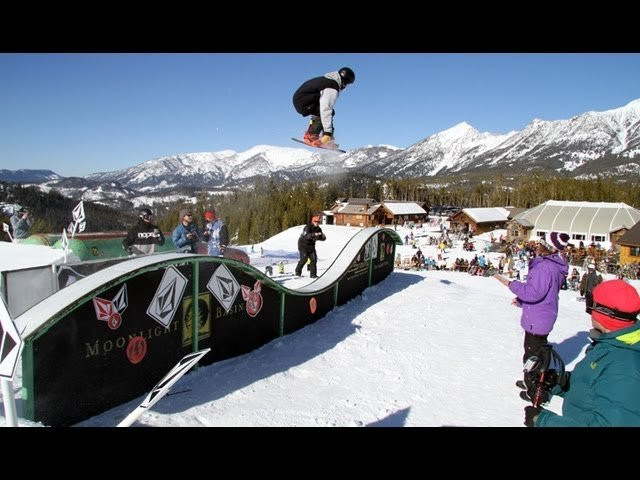 Stop #6 of Volcom's Peanut Butter and Rail Jam Tour went down at Moonlight Basin, MT on February 4, 2012.<br /> <br /> - Music -<br /> Song: "Ambulance Faces"<br /> Artist: Broken Gold<br /> Release: Recovery Journal<br /> iTunes: http://georiot.co/2jEe<br /> 12" Vinyl: https://store.volcoment.com/item/96300