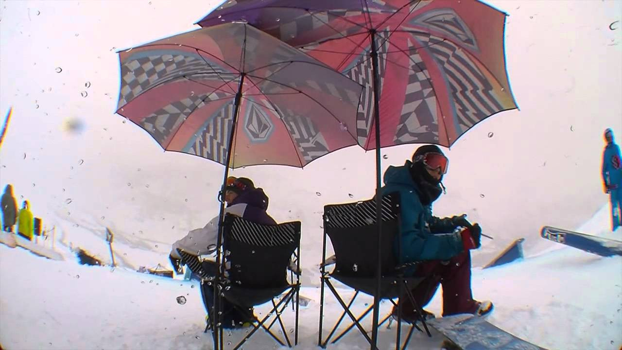 The night before the event, mother nature granted us with 40-50 cm of fresh powder!<br />While early riders were warming up with powder runs, the shapers from White Elements Snowpark did an amazing job reshaping the whole set-up with the help of the "Pisten Billy".<br />In addition to the traditional the long down and kink rails, riders could get creative on a special feature: a pole jam followed by a down ledge!<br />As usual the Volcom staff was serving free drinks and food, peanut butter and jam of course, but also sausages, snacks and sweet treats. Most welcome among spectators were hot beverages and Volcom hand warmers.<br />Despite the stormy weather, riders were so hyped to ride (probably helped by the playlist) that even the sun showed up to see what was up! This boosted the motivation of the riders, therefore the level of riding and we could determine the top 5 riders in each division (Results below) to be qualified for the PBRJ European Championships in Avoriaz on the 31st march 2012.<br />In the end, powder was shredded, rails were „shattered", new tricks were landed, every rider went home with some Volcom products and most of all we had great times to remember until next year !<br />Thanks to the staff, White Elements snowpark, Nitro and Electric for the extra prizes! <br /><br />Results:<br /><br />Girls:<br />1. Joëlle JUCHLI<br />2. Andrea BINKERT<br />3. Anaïs CETTOU<br />4. Ghislaine ALBASINI<br />5. Michèle GUIGNARD<br /><br />15 and under:<br />1. Nicolas CLEUSIX<br />2. Anton SöKELAND<br /><br />16 and older:<br />1. Julien EMCH<br />2. Cédric GIOVANOLA<br />3. Felix HöCKEL<br />4. Fabrice MEIER<br />5. Steeve MEIER<br /><br />Open:<br />1. Thomas COLDEBELLA<br />2. Andy WALKER<br />3. Raphael KUNZ (also Gooeyest move)<br />4. Nicolas TILLE<br />5. Fréd WUERSTEN