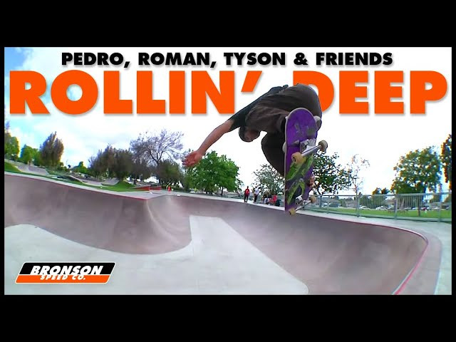 Subscribe to the Next Generation Channel:<br />🏁 http://bit.ly/NextGenerationChannel​ 🏁<br /><br />Roll Deep with Pedro, Roman, Tyson & Friends destroying each spot with effortless style on the FASTEST bearings.<br /><br />Follow Pedro Delfino: https://www.instagram.com/_pedrodelfino<br />Follow Roman Pabich: https://www.instagram.com/top.roman<br />Follow Tyson Peterson: https://www.instagram.com/tysonpeterson_<br />Follow Zach Allan: https://www.instagram.com/zach.allen_<br />Follow Christian Henry: https://www.instagram.com/_christianhenry<br />Follow Chucky Lane: https://www.instagram.com/chuckylane__<br /><br />Filmed/Edited by Bobby Bils: https://www.instagram.com/bobbybils/​<br /><br />Learn More about Bronson RAW Bearings: https://goo.gl/d5EpTR​<br />Learn More about G3 Next Generation Bearings: https://goo.gl/bnc1K9​<br /><br />Keep up with the #FastestBearings​ on Social:<br />🏁 Instagram: https://instagram.com/bronsonspeedco/​<br />🏁 Twitter: https://twitter.com/bronsonspeedco​<br />🏁 Facebook: https://www.facebook.com/BronsonSpeedCo/​<br /><br />Shop Next Generation Bearings <br />💸 http://bronsonspeedco.com/