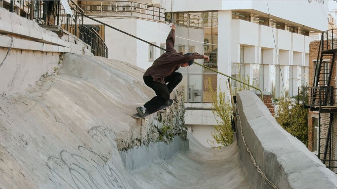 The Mighty Handful<br />Critically Endangered skateboards x Larry pants.<br /><br />Words by Vadim Abramov:<br /><br />We skated three years on Planet Earth; no borders and no nationalities here. Why?<br /><br />I can describe myself as if I am looking at myself from outside with these words:<br /><br />“Half-Russian, half-Ukrainian Vadim Abramov, Critically Endangered skateboards owner, identifies himself with nothing but nature, empathises with the citizens of Ukraine, and misses his beloved city of Kyiv. He brought together many friends in this collaboration with the Larry pants brand.“<br /><br />It's a pain inside me. I have more relatives in Ukraine than in Russia, and they were almost bombed too, but survived. Some military bases are so close to the houses of my relatives in Zhitomir.<br /><br />Kyiv is my favourite city in the world, Almaty is the second. So many times I had the best times in both.<br /><br />Now I live in Almaty (Kazakhstan) and I feel like I’m still living in 2013. I can’t believe the way the world is going after 2014, because we just want a world without war. I was in Kyiv in 2018 and it’s me, bombing the hill and doing a 5-0 at Maidan in Revolutions on Granite.<br /><br />As the director of this project, it’s my story about what I skate with my friends. Not only for fun, not only to keep from going mad, but for Peace.<br /><br />Thank you.<br /><br />Featuring: Evgeny Mumrenkov, Dmitrii Avdeev, Artem Kruglikov, Vadim Abramov, Andrey Fedotenkov, Timur Dobryanskii, Vlad Zhitnyuk, Alexandr Tingaev, Daniil Smirnov, Roman Rudenko, Serafim Illarionov, Magomed Ashurbekov, Ruslan Umarov, Dmitrii Brodov, Evgeny Nikolayev, Zahar Belolugov<br /><br />Filmed by George Obukhov, Pavel Sedov, Evgeny Mumrenkov<br /><br />Edited by Abramov Vadim & George Obukhov.