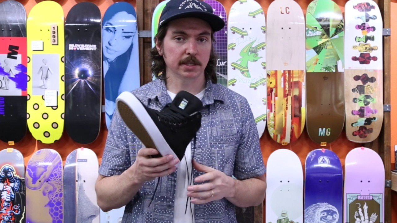 Shop all etnies Shoes at https://shop.ccs.com/brand/etnies<br /><br />The etnies Jameson HT is an all vegan, hightop skate shoe inspired by etnies and CCS team rider. Ryan is a vegan, so it’s only fitting he help design a vegan skate shoe. The upper is a combination of synthetic suede and microfiber canvas. The black colorway’s vamp (toe box) is synthetic suede while the grey printed colorway’s is microfiber canvas. Both shoes are very skateable, but the grey is more of a lifestyle shoe. Under the vamp, a hidden toe cap provides added durability A faux-vulc construction gives the Jameson HT both the boardfeel of a vulc with the support of a cupsole. This is achieved through the etnies milk crate construction. We love Ryan, so we were going to love this shoe either way, but in truth, it’s a really dope shoe.<br /><br />Shop the Jameson HT at https://shop.ccs.com/etnies-jameson-ht-shoes-black-white-gum-10-5<br /><br />SUBSCRIBE to CCS YouTube: http://tinyurl.com/lmje4o6<br />Like CCS on FACEBOOK: https://www.facebook.com/ccs.skate<br />Follow CCS on INSTAGRAM: https://instagram.com/ccs_skate/<br />Follow CCS on TWITTER: http://twitter.com/CCS_skate<br />Check the WEBSITE: http://ccs.com/<br />Don't Forget SNAPCHAT: CCSskate