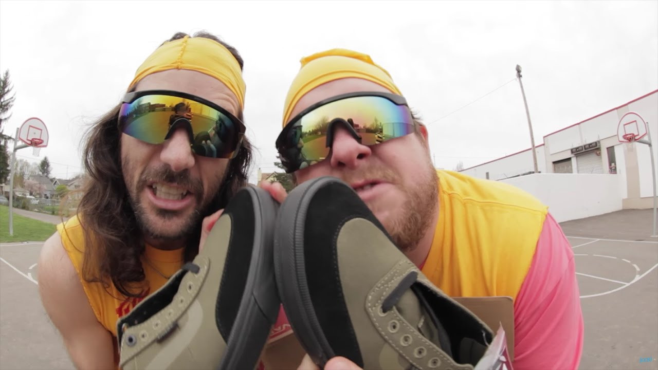 The Vans Gilbert Crockett Pros are a seriously stylish and durable skate shoe. So durable and so stylish that Matt and Kevin were a tad nervous at how tough the new Vans Gilbert Crockett 2 were going to be. As the days neared for the Crockett Pro 2 to show up at the CCS warehouse, the shoe began to take on a larger than life persona. We all started to contribute rumors we had heard about the shoe's comfort and durability. The rumors ran rampant. Kevin and Matt decided there wasn’t a single skateboarder worthy to take on the mighty Crockett Pro 2. There was only one solution: if one man couldn’t skate through them, it would have to be two. For this very special edition of our CCS 100 kickflip wear test, we called in two out of work wrestlers to perform 50 of the nastiest, brutalist, most down right dirty kickflips (from the high ropes) we’ve ever seen. Each did 50 in the same pair of Crockett 2s. Among the kickflips were elbow drops, fishhooks, outsole (and insole) biting, eyelet gouging, and so on. The duo put the new Vans Gilbert Crockett Pro 2’s to the test and mysteriously disappeared.<br /><br />Get a pair here: https://shop.ccs.com/catalogsearch/result/?q=Crockett+2<br /><br />Shop all Vans Shoes: https://shop.ccs.com/brand/vans<br />SUBSCRIBE to CCS YouTube: http://tinyurl.com/lmje4o6<br />Like CCS on FACEBOOK: https://www.facebook.com/ccs.skate<br />Follow CCS on INSTAGRAM: https://instagram.com/ccs_skate/<br />Follow CCS on TWITTER: http://twitter.com/CCS_skate<br />Check the WEBSITE: http://ccs.com/<br />Don't Forget SNAPCHAT: CCSskate