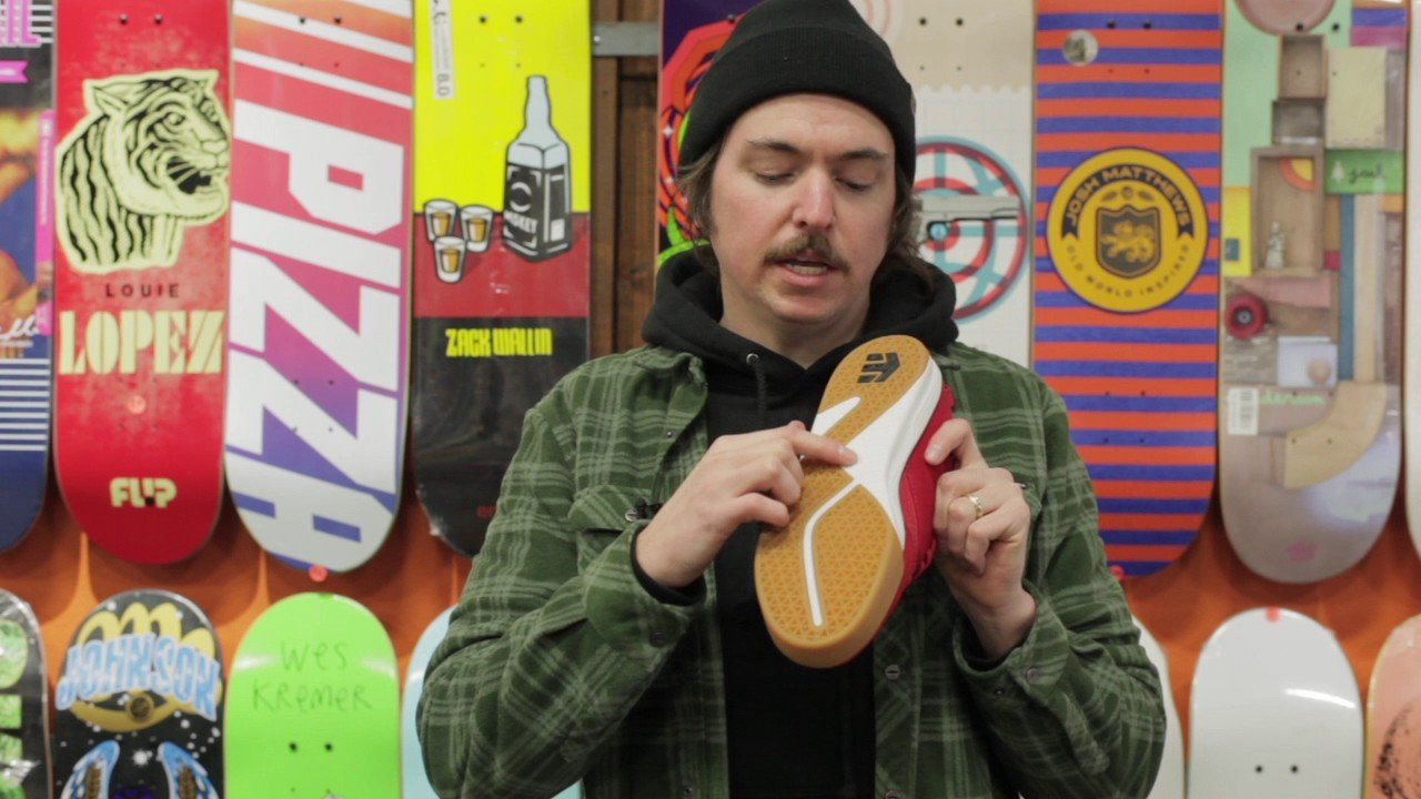 Etnies Helix Shoes at CCS: https://shop.ccs.com/etnies-helix-shoes-red-10<br /><br />The Etnies Helix upper is made up of a breathable die cut EVA foam with a mesh overlay. While this makes for an incredibly light and breathable shoe, it wouldn’t be particularly durable on its own. Reinforcements to make this shoe more skate-friendly come in the way of a Geohex vamp and double stitched suede side panel and toe cap. Etnies shaved the weight down even further by using a impact protection STI Evolution Foam midsole, which is carried through the outsole. The popular rubber Sole Tread was borrowed from the team favorite, the Jameson Vulc, was used to give the Helix skate shoe familiar grip and boardfeel. Overall, the Helix does a great job of balancing skate tech performance with style, for a lightweight shoe that’s going to last thanks to some smart reinforcements.<br /><br />Shop the Etnies Helix at https://shop.ccs.com/etnies-helix-shoes-red-10<br /><br />SUBSCRIBE to CCS YouTube: http://tinyurl.com/lmje4o6<br />Like CCS on FACEBOOK: https://www.facebook.com/ccs.skate<br />Follow CCS on INSTAGRAM: https://instagram.com/ccs_skate/<br />Follow CCS on TWITTER: http://twitter.com/CCS_skate<br />Check the WEBSITE: http://ccs.com/<br />Don't Forget SNAPCHAT: CCSskate