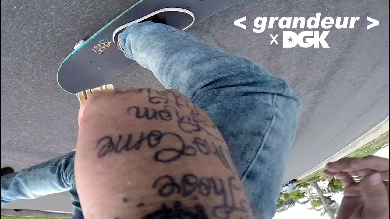 Featured in The Kayo Mag #3: http://www.dgk.com<br /><br />Started by Jason Houk in 2006, Grandeur is located on Coast Highway at Pier View Way in the heart of Oceanside, CA. The shop sets itself apart by offering a unique selection of hardgoods and apparel that attracts kids from all over North County and even as far as San Diego to come and hang out. Houk describes it as follows, "With the people that work here and the brands we carry, it's not like walking into a chain store - it's more unique. The kids that are actually into this stuff feel that and like knowing that they're not going to be wearing the same stuff as the dude that went shopping at the mall or they're not going to come here to buy a skateboard and have some 'yeah bro' snowboarder telling them what's cool and what's not; when he really doesn't know anything about what he's trying to sell." Grandeur's core aesthetic goes beyond just the product in the store, they do plenty to cultivate their local skate community. "We throw this thing called Skate Days," Houk explains, "we'll just go to a park and try to get a few of the companies that we carry to throw some product in and have a community demo where all of the kids come out to watch the local kids that rip kill it. We'll have a best trick contest on the ledge, rail, hubba, or whatever obstacle that we think is cool or that the kids are feeling. We toss out a bunch of product, it's always a really cool event and good time for the kids." With a solid set of classic skate shop values firmly in place, Kayo is proud to have Grandeur as a part of our extended family.<br /><br />FOLLOW DGK AT:<br />SITE: http://www.dgk.com<br />FACEBOOK: http://www.facebook.com/DGK<br />TWITTER: http://www.twitter.com/DGK<br />INSTAGRAM: http://www.instagram.com/DGK