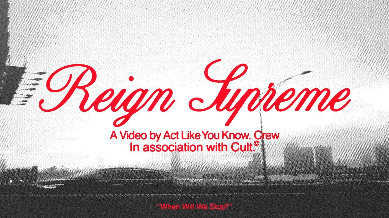 Since the inception of Act Like You Know. — Cult has been hand in hand with the crew. <br /><br />Showing support in our early days to ALYK OG rider, Bobby Simmons, to now, almost a <br />decade later, one of ALYK’s youngest riders, Rahlin Rigsby.<br /><br />“ Only god knows when we will stop.”<br /><br />FILM: Brandon Galosi<br />ADDITIONAL FILM: Damian Racut<br />EDITOR: Damian Racut<br />SUPER 8MM: Damian Racut<br />DESIGN: Kyle Niland & Brandon Galosi<br /><br />www.alykcru.com<br />www.cultcrew.com<br />©2022<br /><br />#ALYK #ALYKCREW #ACTLIKEYOUKNOW #ACTLIKEYOUKNOWBMX #CULTCREW<br /><br />FEATURING:<br />Damian Racut, Bet$, Ryan Vandemotter, Chase Dehart, Brandon Begin, Wall Ride Man, Sam Chabert, Trevor Holotka, Frank Lang, Paul Smith, Chris Silva, Yazan Odeh, Scotty Wemmer, Rahlin Rigsby, Brandon Galosi, Torey Kish, Kyle Murway, and Shay Lashley.