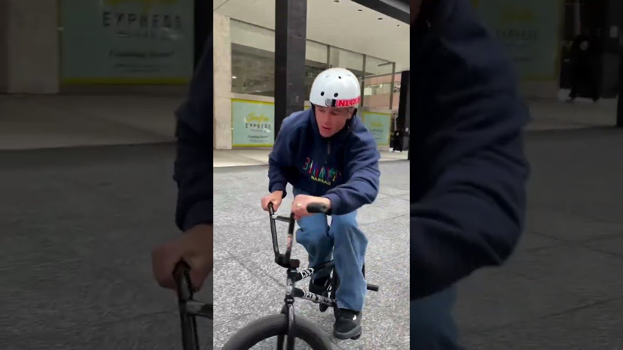 No it's not Home Alone, it's Marcel Anderson in The Big Apple. <br />https://cultcrew.com<br />#bmx #cultcrew