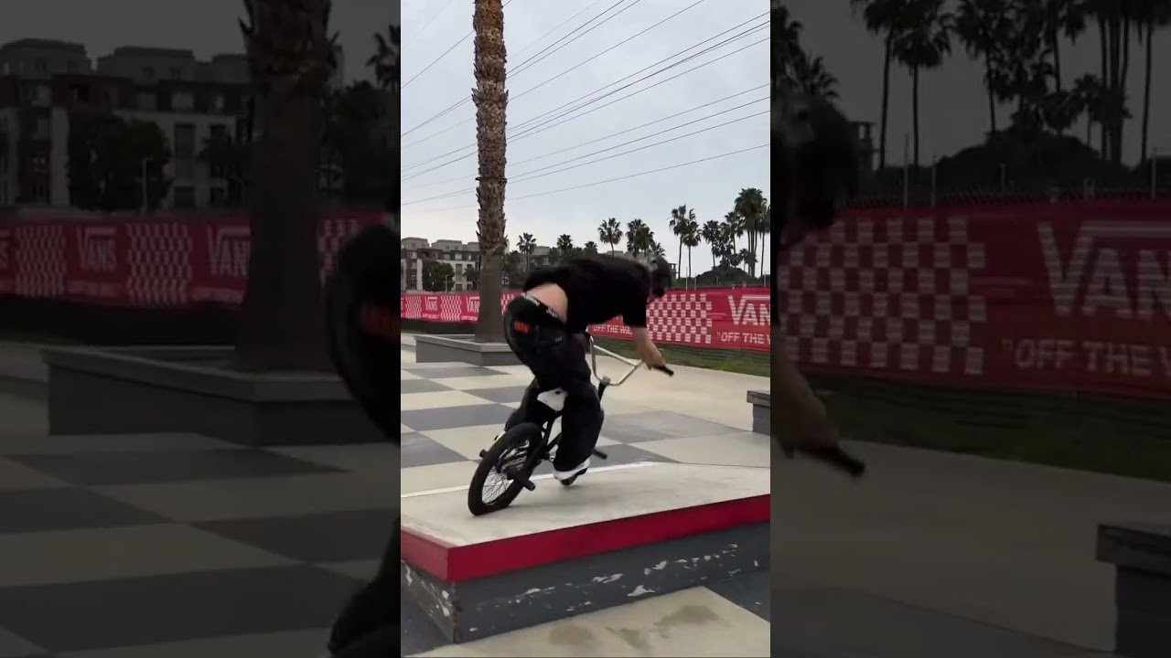 Devon Smilie is a balance wizard. <br />https://cultcrew.com<br />#bmx #cultcrew