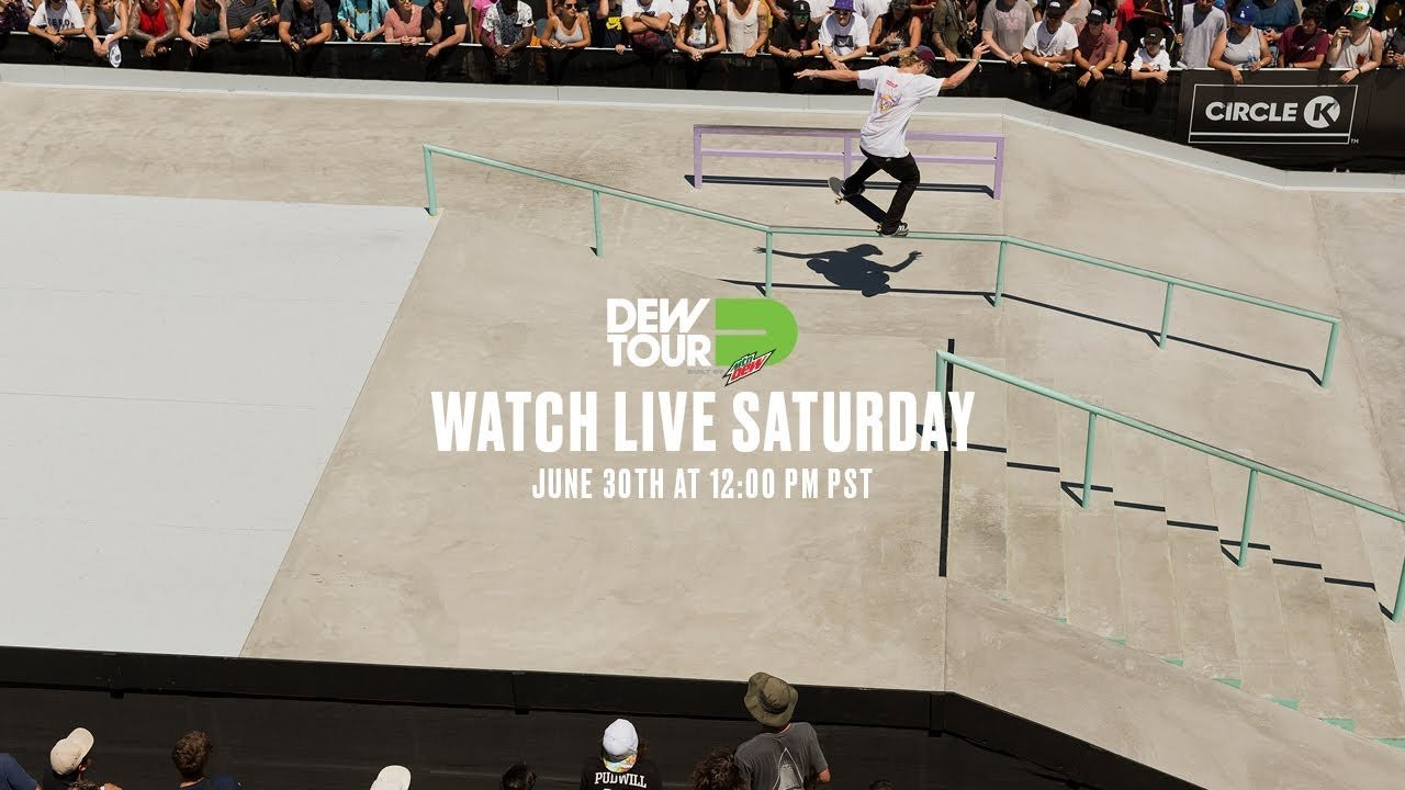 Watch pro skateboarders compete in the 2018 Dew Tour Women’s Pro Street Final, …