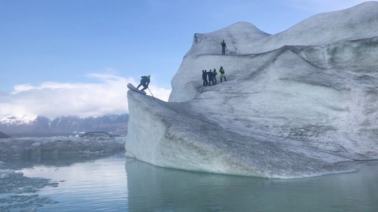SUP Magazine brings us a killer little clip of Spencer Lacy's Glacier SUP Toboggan Ride in Alaska.