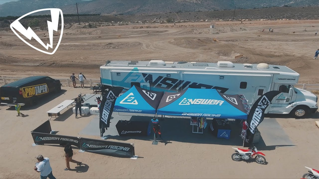 Answer Racing kicked off their Grass Roots Tour this past week, out at Pala Raceway, and TransWorld Motocross was on-hand to document the action. Along with a free day of riding, the crew over at Answer also provided lunch, drinks and an overall fun day at the track. Check out some of the action!