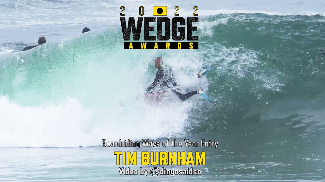 Standup, kneelo, bodyboard, bodysurf, whatever. Tim Burnham does it all, and very well. Early season warmup antics, video by @dingosaidso. The latest @wedgeawards Ride of the Year Entry and a fine example of extreme big wave surfing at Newport Beach, California. www.WedgeAwards.com. Subscribe to see all the latest in radical surfing, bodysurfing, bodyboarding, kneeboarding, skimboarding and who knows what else the crew will come up with!