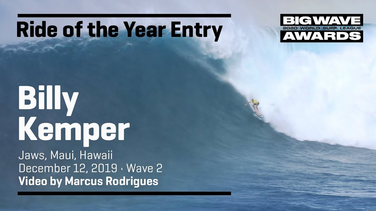 Billy Kemper (Haiku, Hawaii, USA) drops into a windy bomb and pulls into a clamping tube at the cbdMD Jaws Championships at Jaws, Maui, Hawaii on December 12, 2019. Video by Marcus Rodrigues. An entry in the Ride of the Year Award category of the 2020 WSL Big Wave Awards. For more information see www.WorldSurfLeague.com/bigwaveawards
