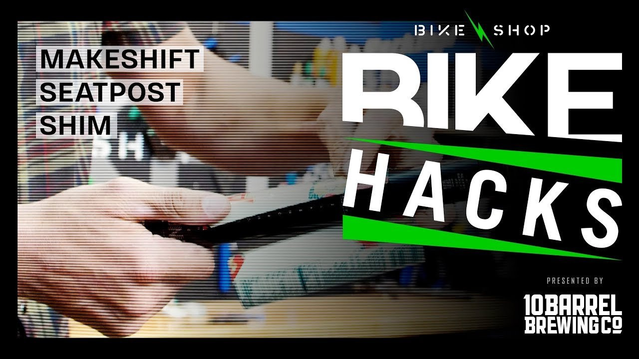 You may go your whole life without needing this hack. But if your frame has a 31.6 seat tube and your only working option is a 30.9 seat post, you'll be glad you know what we know.