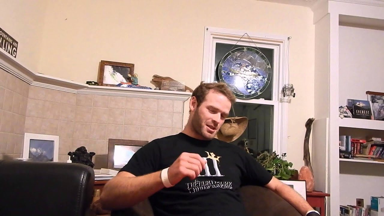 Scott McCleskey interviews participants in the 2014 Green Race.