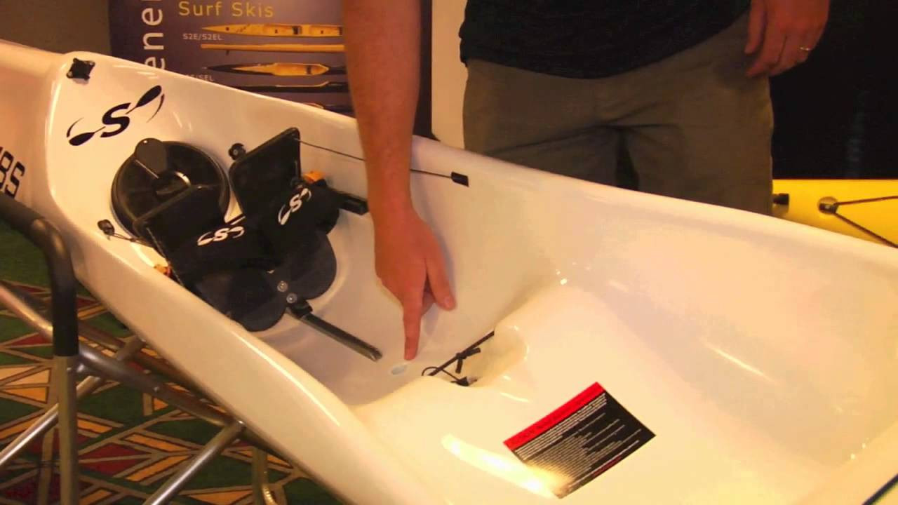 Stellar Kayaks' David Thomas runs through the design features of Stellar's versatile 18-foot touring surfski.