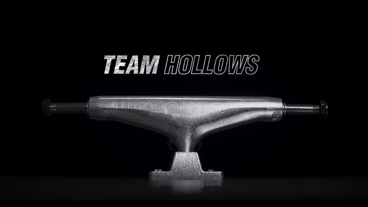 Team designed for extra height & wheel clearance - Original 1mm taller team baseplates With Premium Grade Hollow Kingpins - Extra Strong Reinforced Hollow Axles - Lightning Quick Turn Response - Guaranteed For Life.<br /><br />Check out more about the Thunder Team Hollows on http://www.thundertrucks.com/truck-styles/#team-hollows<br />#ThunderTrucks #TeamHollows