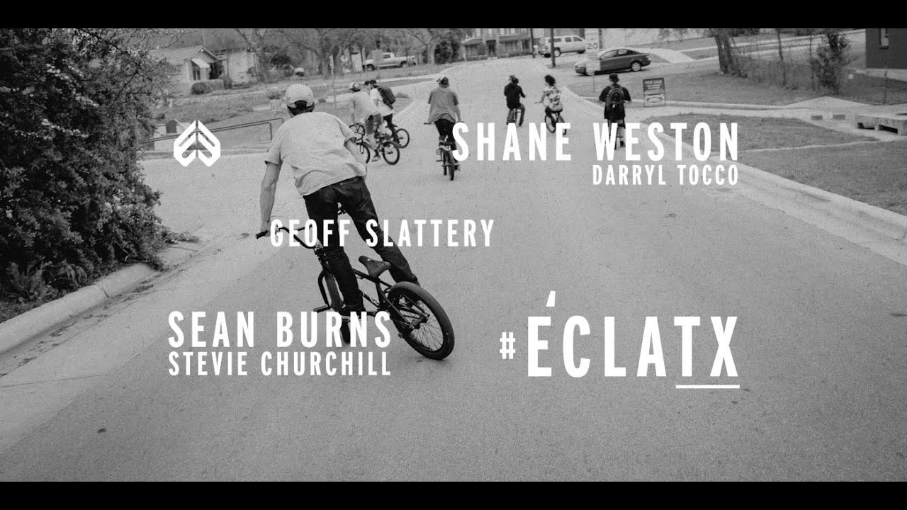 Subscribe to Eclat BMX on YouTube - http://goo.gl/s6GQ6T<br /><br />The ECLAT crew that is Stevie Churchill, Sean Burns, Shane Weston, Darryl Tocco, Geoff Slattery and Dan Coller spend 9 days in Texas. <br /><br />Filmed & Edited by Devon Hutchins.