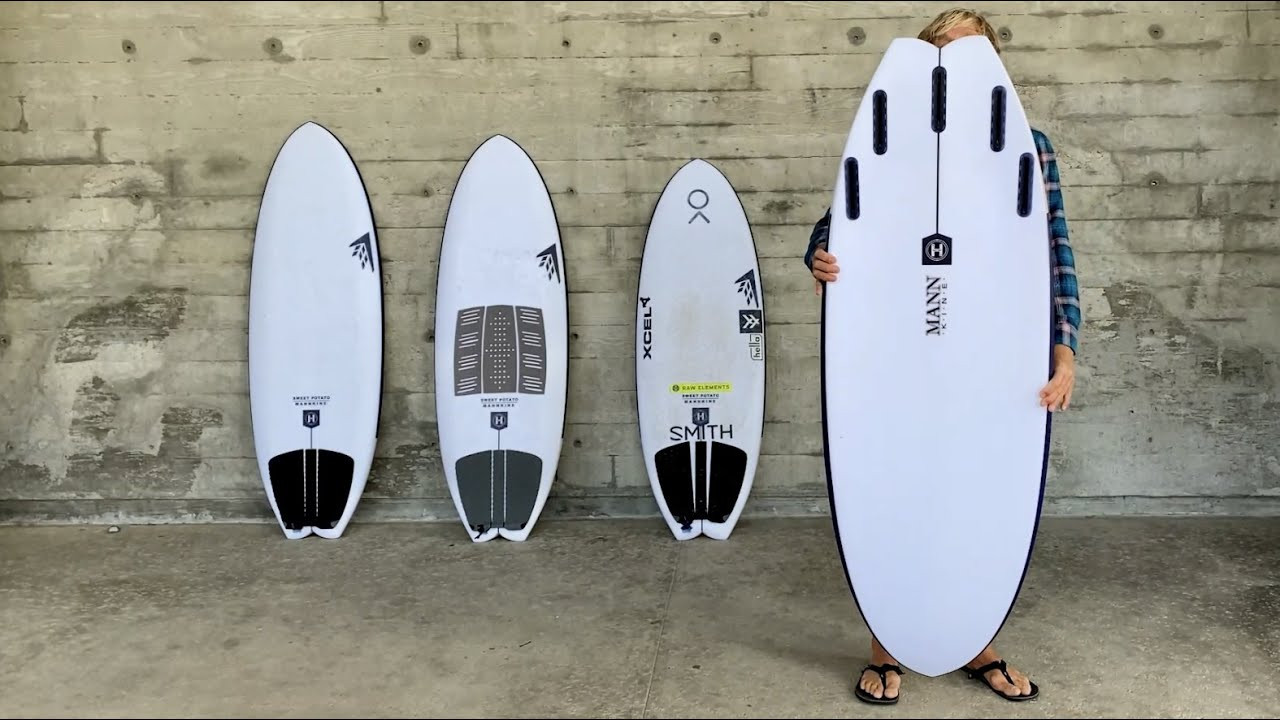 Small wave grovel, fast and fun. The Sweet Potato is probably the widest, flattest rockered, most thick surfboard you will ever surf. <br /><br />You can now ride a shortboard in lineups traditionally ruled by longboarders.<br /><br />Keep it in your trunk so that you can always surf it in the junk, because from buttery floaters to no-paddle takeoffs, Dan Mann's Sweet Potato is our new favorite small wave surfboard at Firewire. It's high performance but its definitely a groveler. <br /><br />The Helium Sweet Potato is the absolute most fun you can have in really bad waves.