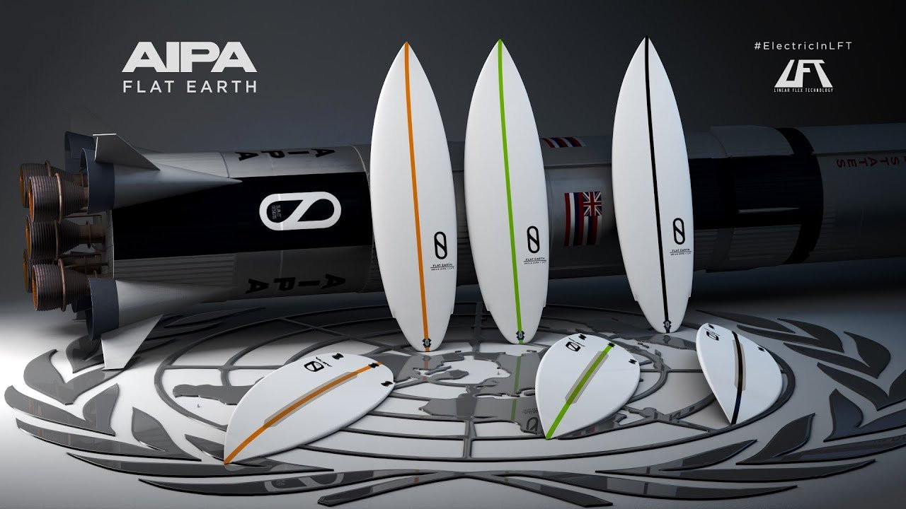 Find the Flat Earth at a Surf Shop here: http://bit.ly/FindAShopNearYou<br /><br />Finesse and flow in waves chest to head high, sized at your normal shortboard volume or a couple liters more. <br /><br />Experiment with a twin + trailer or twin without trailer, because this shape surfs on a spectrum from loose and slidey in smaller sizes with two twin fins, to grippy and drivey in larger sizes with a trailer added.