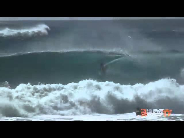 Damien Hobgood, CJ Hobgood, Tiago Pires, Bobby Martinez, Mick Fanning, Ben Dunn and more on the day of the year at one of the world's best beachbreaks. Footage from the Hobgoods and Chris Gallagher.