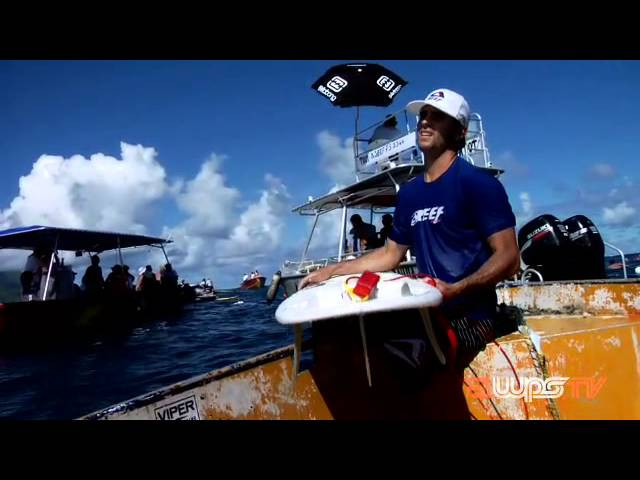 Flotilla the Hun -- Whatever floats your boat. In the Teahupoo channel people will do anything necessary to get any vantage necessary.<br />Billabong's electronic TV pontoon, Raimana's floating grandstand, Jordy and Benny's trusty tub, tourist charters, police boats, pedal boats, kayaks, bodyboards, unseaworthy boats by the hundred, and they're the lucky ones, other maniacs swim and tread water. And who wouldn't for one of the most intimate and moving views in the sporting world.