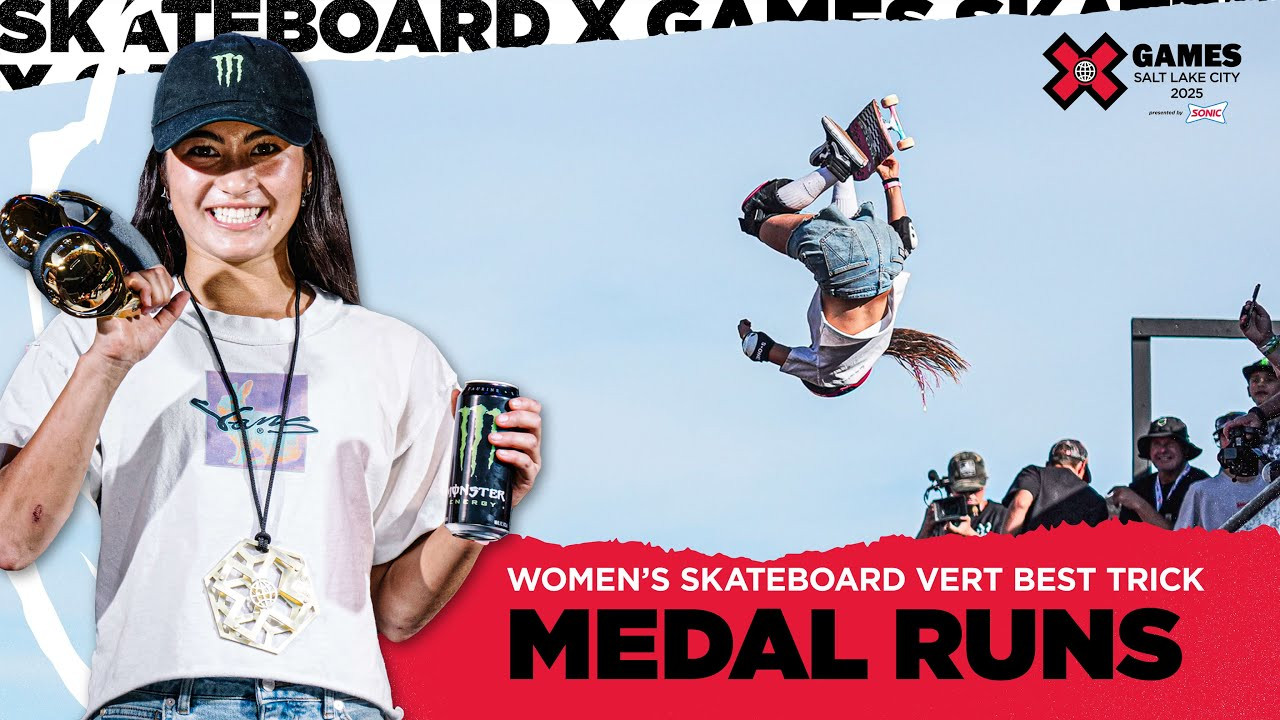 Relive the Top 3 runs from the Women’s Skateboard Vert Best Trick contest at X Games Salt Lake City 2025!<br /><br />Featuring next-level progression from Arisa Trew, Mizuho Hasegawa, and Reese Nelson.<br /><br />#XGames #XGamesSLC #Skateboarding
