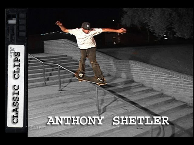 A ripper from the east coast Anthony Shetler blesses us with a Classic Clips!<br /><br />For more Skateboarding Classic Clips EVERY THURSDAY please subscribe:<br />http://www.youtube.com/user/Skateintheday<br /><br />Subscribe here:<br />http://www.youtube.com/subscription_center?add_user=skateintheday<br /><br />Follow Classic Clips on Twitter:<br />http://www.twitter.com/classicclips<br /><br />Follow Classic Clips on Instagram:<br />http://www.instagram.com/classicclips<br /><br />Name: Anthony Shetler<br />Location: The World<br />Date: 2006-2008<br />Filmed by: Seamus Deegan and Drew Doran