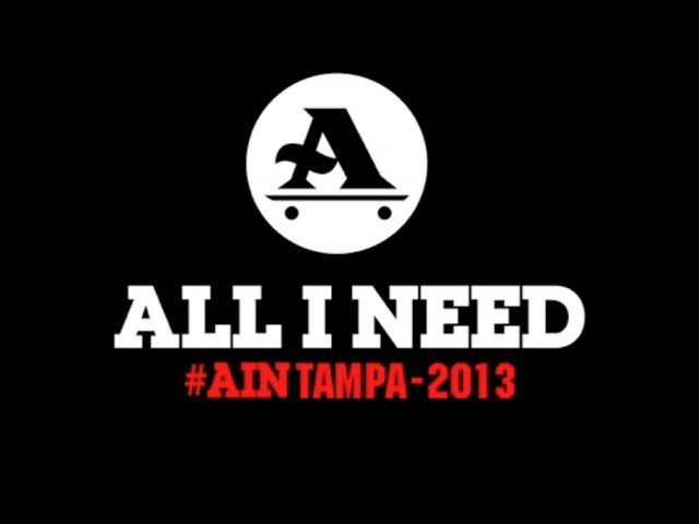 #AINTAMPA<br />Featuring: Billy Drowne, Corey Goonan, Anthony Shetler, Ryan Adelman<br /> also featuring- Brendan Manning, Pat Rumney, Trevor Colden, Felix Arguelles, Nick Rudzinski, Shawn Conroy, Ish Cepeda, Davis Torgerson, Cyril Jackson<br />FILMED AND EDITED by Anthony Shetler and AINcrew<br />additional filming: Corey Goonan and Dan Mcgrath<br />WWW.ALLINEEDSKATE.COM<br /><br />-~-~~-~~~-~~-~-<br />Please watch: "AIN SKATEBOARDING SAVED MY LIFE" <br />https://www.youtube.com/watch?v=JcC5OpLkrks<br />-~-~~-~~~-~~-~-