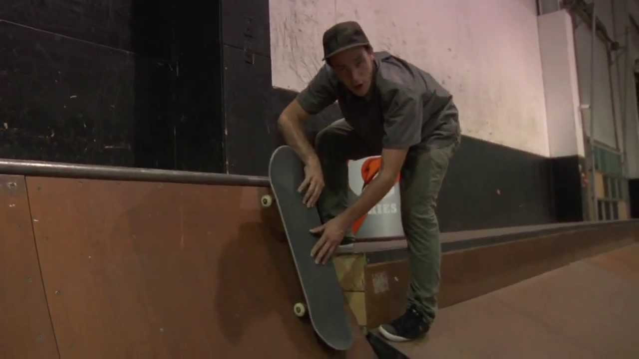 WRLD am, Chris Mathis shows you how to pivot to fakie on quarter pipes in this Learning Curve.