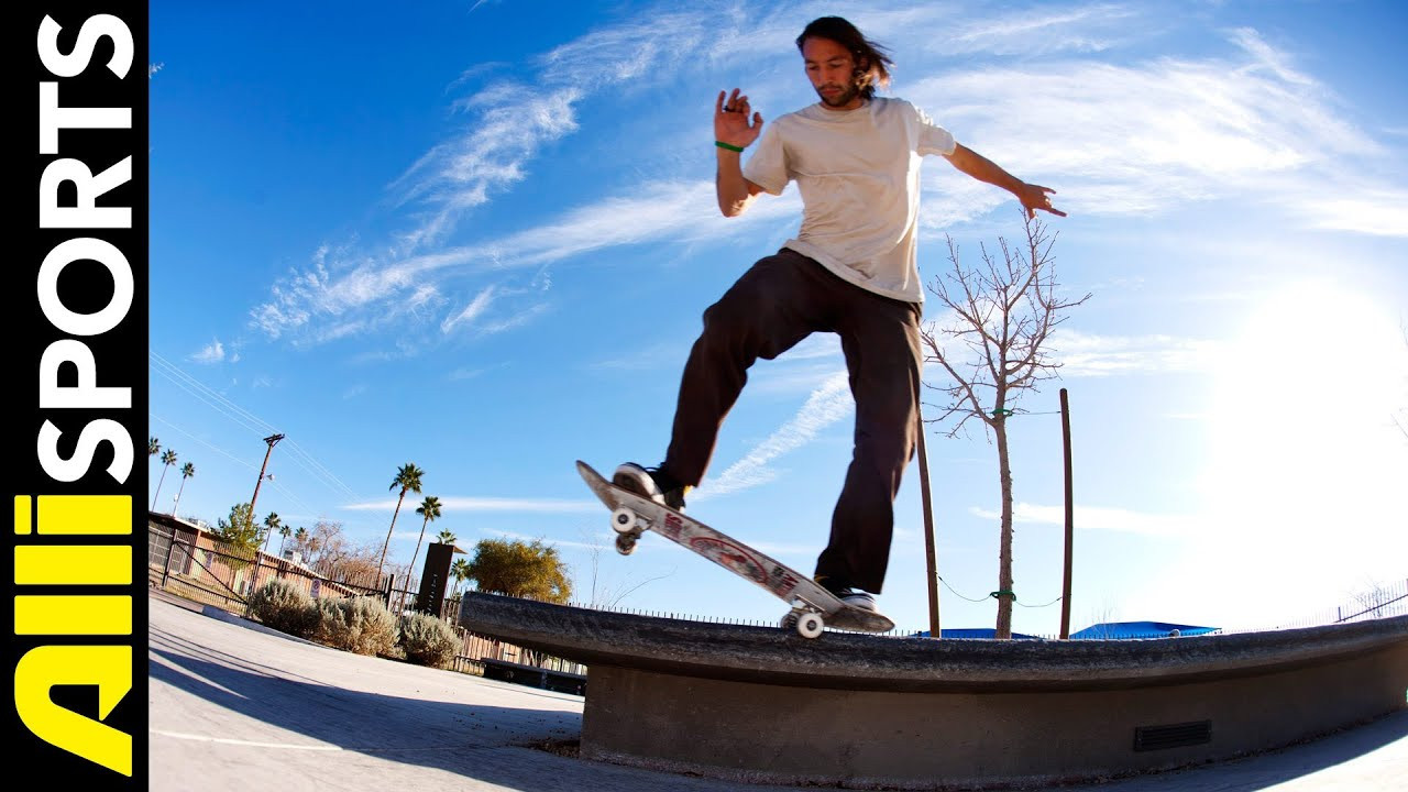 Derek Fukuhara has switch backside 5-0s on lock, and after you hear his tips to the trick you will, too! Derek describes the ollie into the switch backside 5-0 as a rocket ollie, so let that nose shoot straight up toward the moon until you land on that ledge. Listen in to all of his helpful hints in this Step By Step.<br /><br />Subscribe for new videos daily:<br />http://youtube.com/allisports<br /><br />Visit our Skate shelf for related videos!<br /><br />Facebook: http://facebook.com/allisports<br />Twitter: http://twitter.com/allisports<br />Instagram: @allisports<br /><br />Music - "NEVER SLEEP II" - IV THE POLYMATH