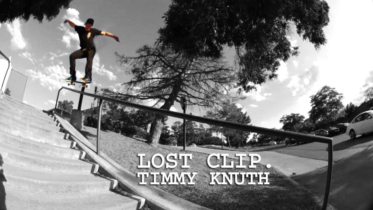 A few clips of Timmy Knuth skating a big rail on a college campus in Salt Lake City a few years back. Filmed with a Canon 1D Mark IV and 8-15mm lense. Lots of aliasing in the mulch, not a big fan of DLSR cameras.<br /><br />For more Skateboarding Classic Clips EVERY THURSDAY please subscribe:<br />http://www.youtube.com/user/Skateintheday<br /><br />Subscribe here:<br />http://www.youtube.com/subscription_center?add_user=skateintheday<br /><br />Follow Classic Clips on Twitter:<br />http://www.twitter.com/classicclips<br /><br />Instagram - @classicclips<br /><br />Name: Timmy Knuth<br />Location: Salt Lake City, UT<br />Date: 2011<br />Filmed by: Joe Krolick