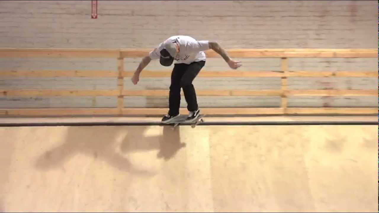 Mike Franklin walks you through the steps on how to properly roll away from a backside krooked grind on transition.