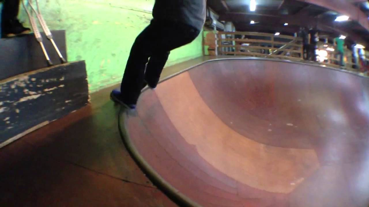 Team manager and WRLD rider 5-0 grind through the corner at Tampa after day 1 of Tampa am 2012. Filmed with an olloclip fisheye.