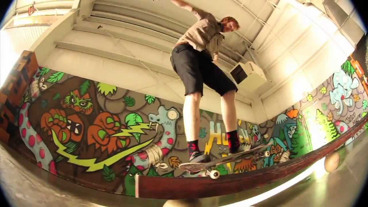 World Riders Derek Fukuhara, Matt Mendenhall,Mike Franklin,Bryan Whalen and TM Charlie Thomas spent a couple of days camping and skating Woodward West.