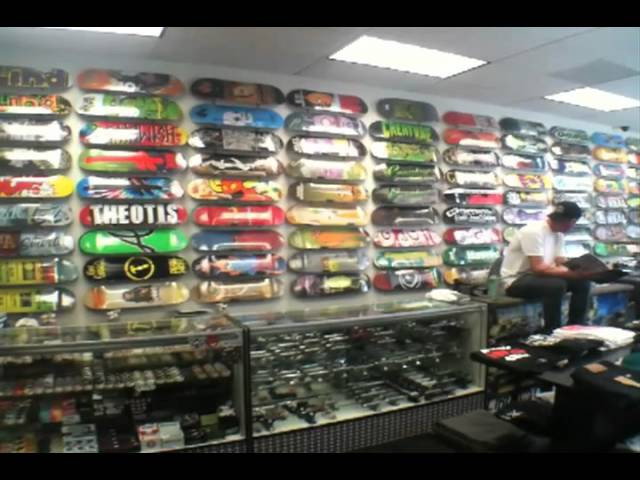 Anthony Shetler and Timmy Knuth visit Furnace skate shop in Cypress,Ca.