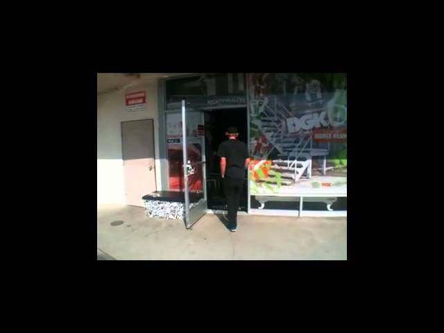 Anthony Shetler and Timmy Knuth visit Furnace Skate shop in Cypress,Ca.