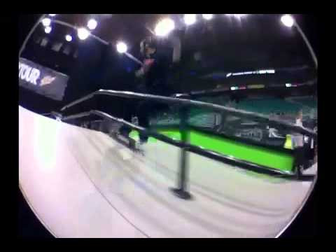 Mike Franklin, Andrew Cannon, Cody Davis,Anthony Shetler , and Timmy Knuth skating at the Dew tour in SLC.