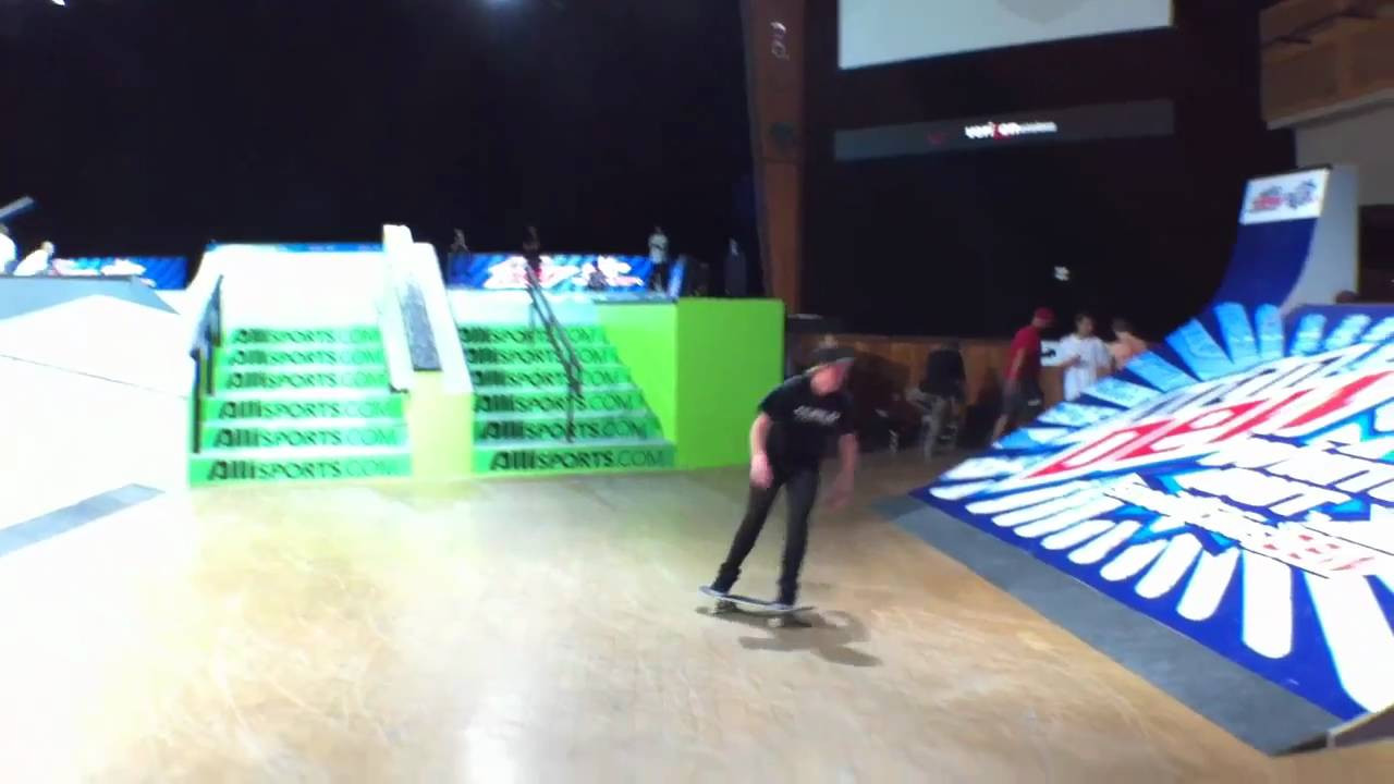 This is some of Timmy Knuth's tricks from qualifying at the Vegas Dew Tour today. He qualified 4th. Filmed on an iPhone with an OWLE.