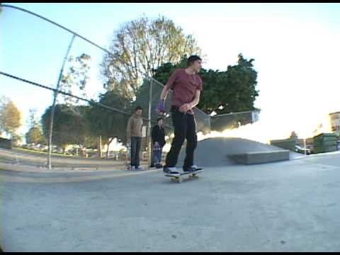 World Industries riders Dustin Blauvelt,Cody Davis,Mike Franklin,Charlie Thomas ,and Malcolm Watson<br />skating the Wilmington Skate Plaza