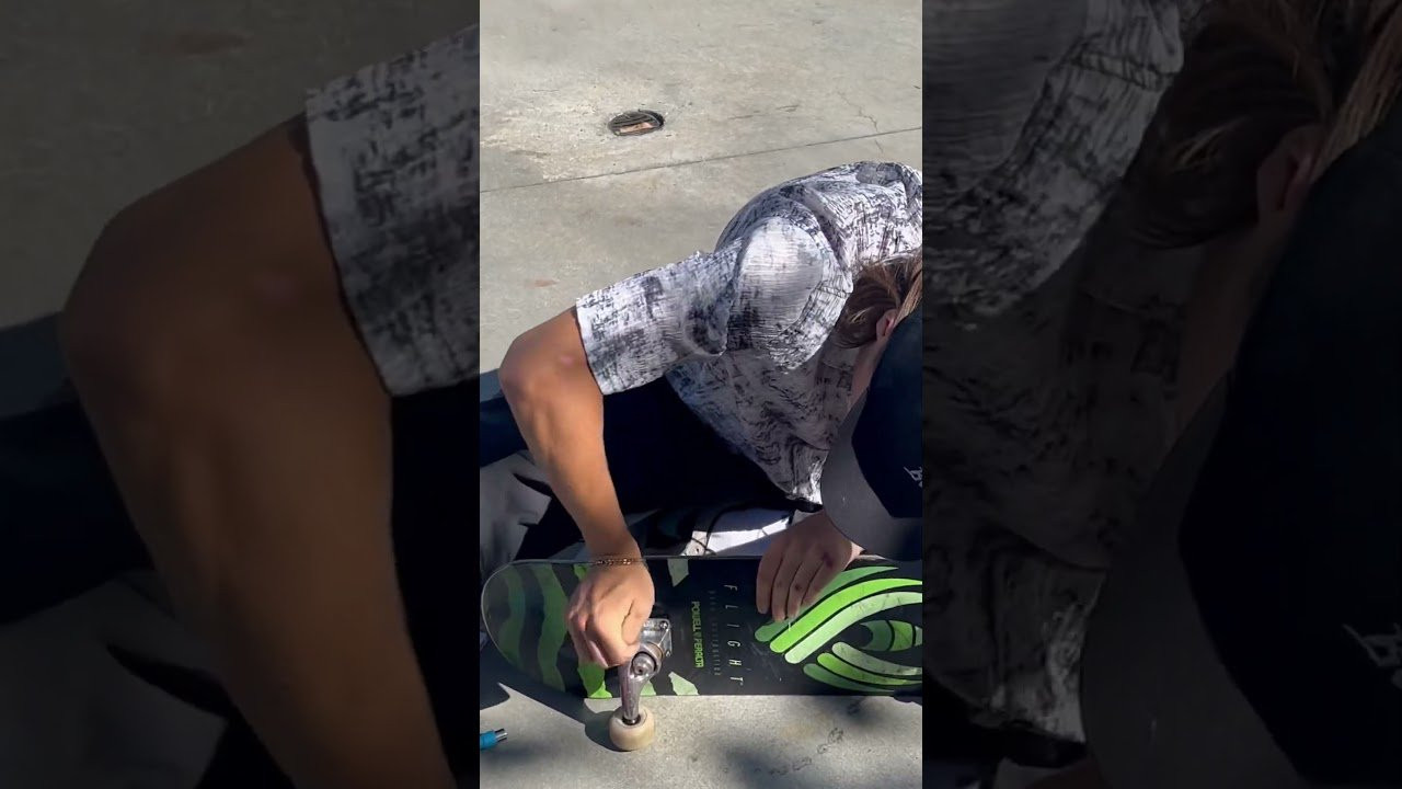 Cy Romano setting up some new Bones Swiss Bearings! 🎥 @Listen0