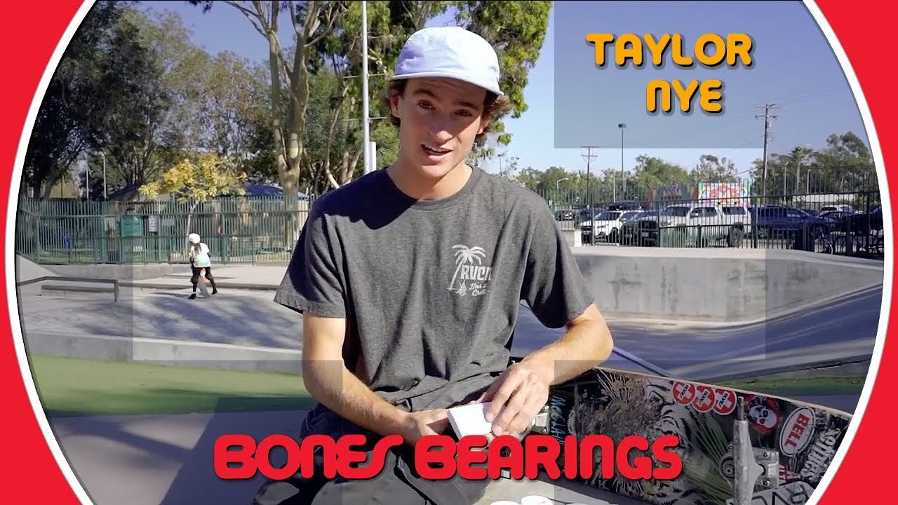 Taylor Nye has been riding Bones Bearings for the past 10 years because they are longest lasting and the fastest bearings out there. Filmed and edited by Evan Wisdom.