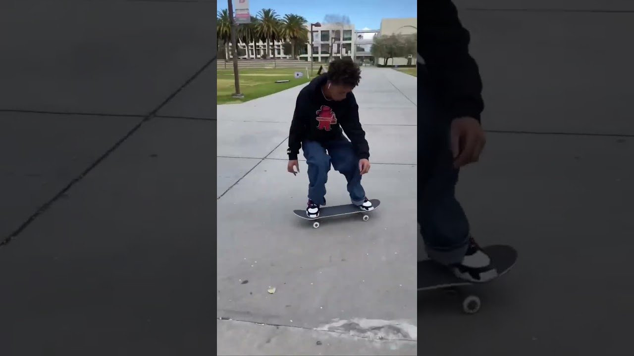 A few flips with Mikey Jones