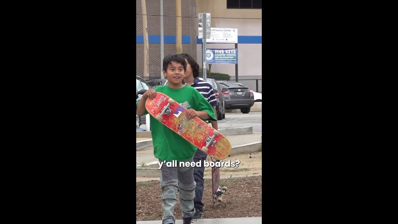 Trey Herlitz Ferguson talks his motivation for giving out skateboards for free!🎁 Go back and watch the full segment in issue 5!<br /><br />➡️ Go give it a watch on our channel!<br /><br />#Skateboarding #GivingBack