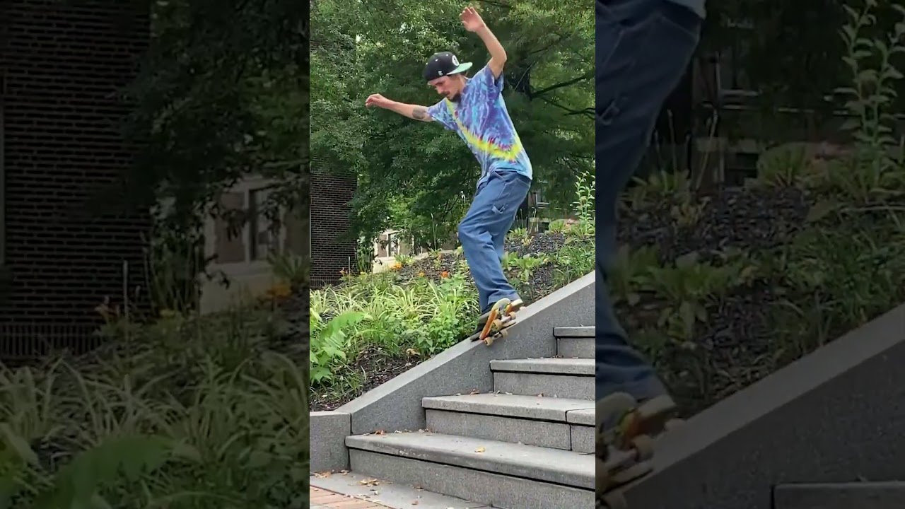 Sean Snow takes a kickflip noseslide down a hubba for his opener in issue 11🔥<br /><br />Go back and give it a watch on our channel! 📺<br /><br />#Skateboarding #Shorts #ShortsVideo